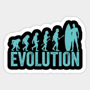 Evolution surfing Sticker